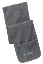 Extra Long Fleece Scarf with Pockets